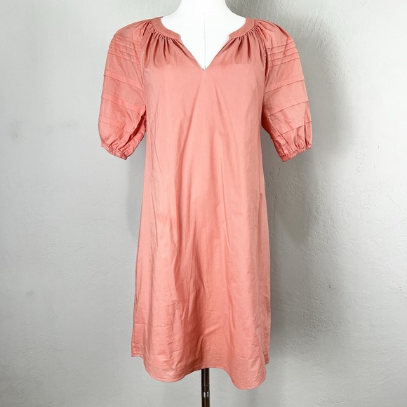 ANNA CATE Shift Mini Dress Size Small Haley Coral Orange Classic Beach Resort - Picture 1 of 12